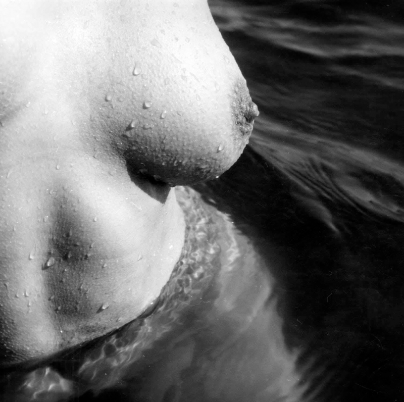 Lucien Clergue Nude by the sea Camargue 1962