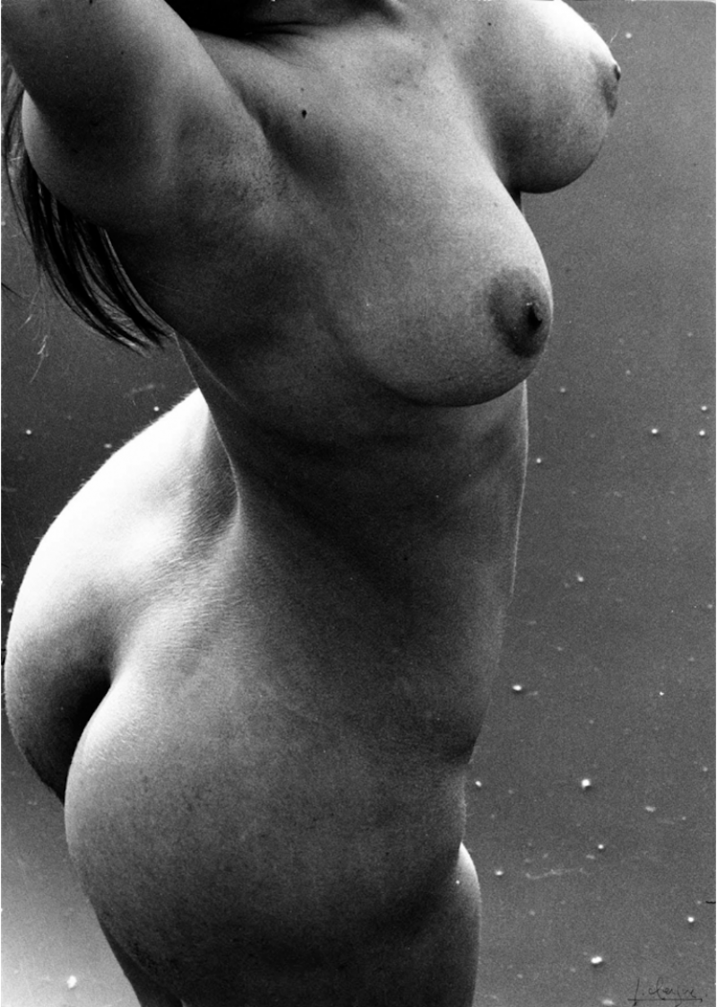 Lucien Clergue Nude by the sea Camargue 1970