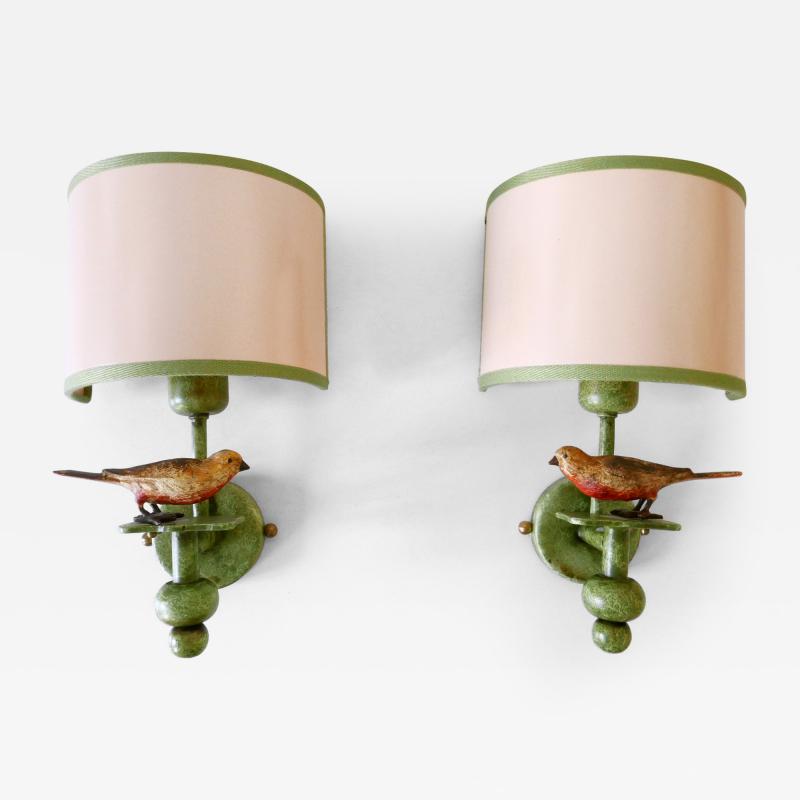 Lucienne Monique Set of Two Mid Century Modern Sconces Sparrow by Lucienne Monique Italy 1970s