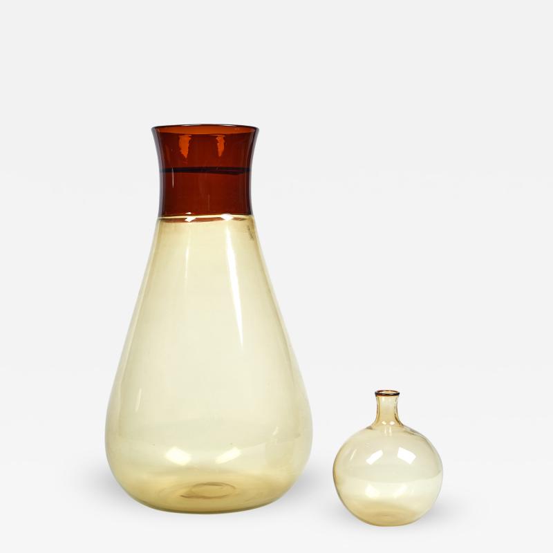 Ludovico Diaz de Santillana Coletti Flask In Blown Glass by Ludovico De Santilana for Venini