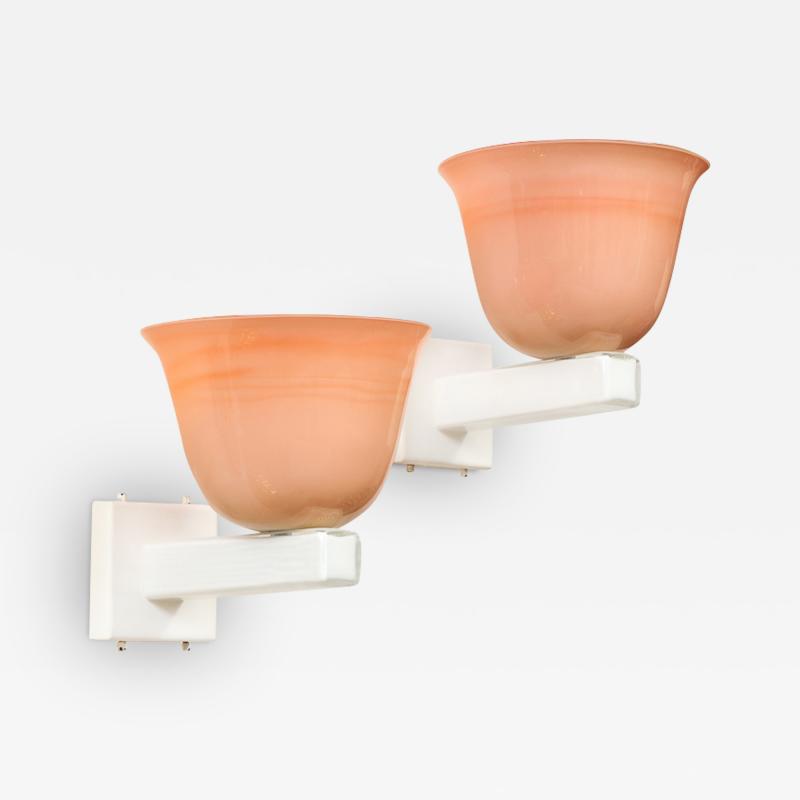 Ludovico Diaz de Santillana Pair of Wall Lights by Ludovico Diaz de Santillano for Venini