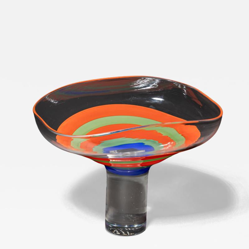 Ludovico Diaz de Santillana Philips Glass Vase by Ludovico Diaz de Santillana for Venini Italy 1968 70