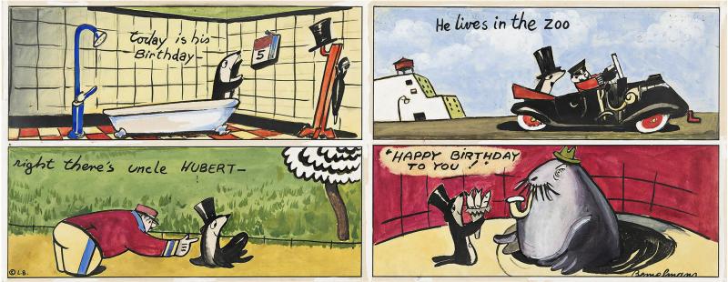 Ludwig Bemelmans Silly Willy Performing Seal Celebrates Happy Birthday