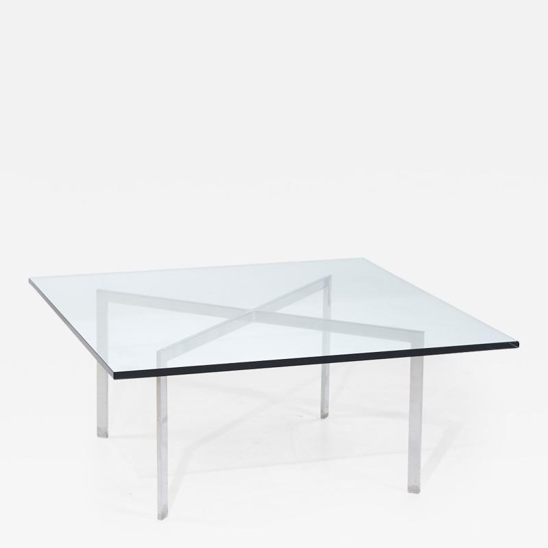 Ludwig Mies Van Der Rohe Mies van der Rohe for Knoll Barcelona Mid Century Coffee Table