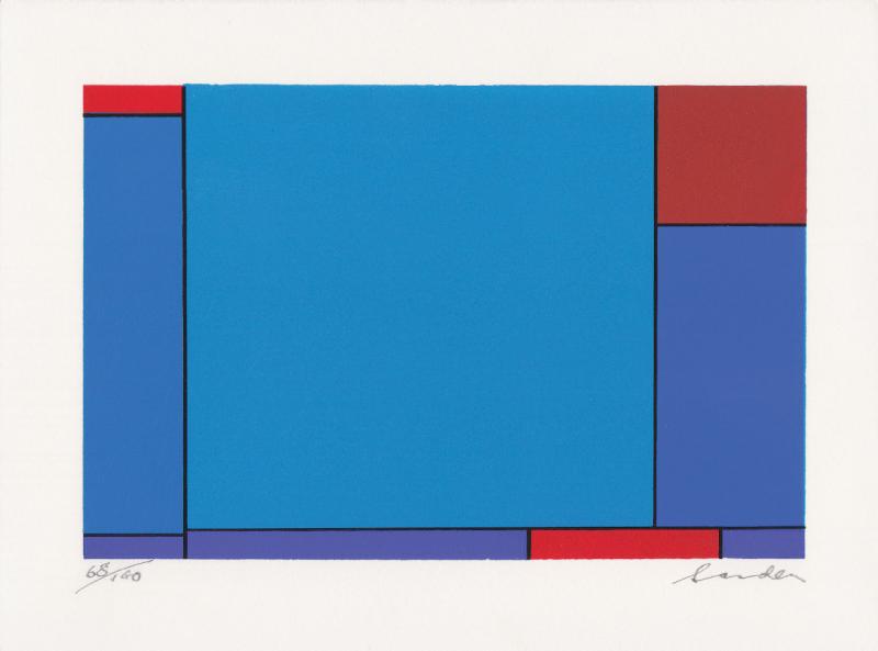 Ludwig R Sander Untitled from Eighteen Small Prints 1973