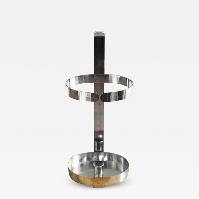Luigi Caccia Dominioni Fasce Cromate Umbrella Stand by Luigi Caccia Dominioni for Azucena 1980