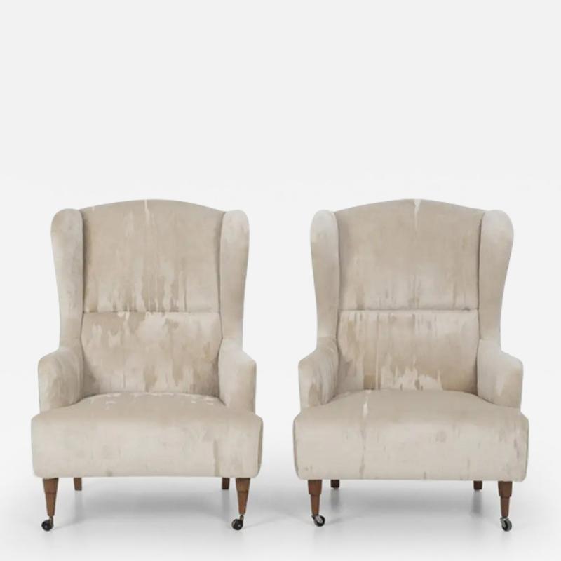 Luigi Caccia Dominioni Luigi Caccia Dominioni Ambrosianeum High Back Lounge Chairs