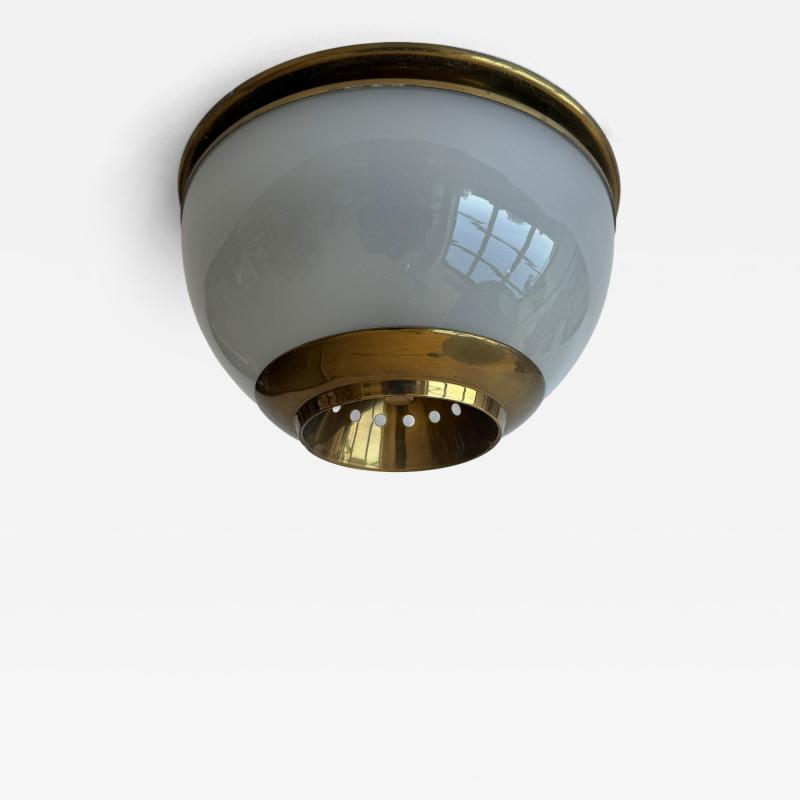 Luigi Caccia Dominioni Luigi Caccia Dominioni LSP3 Brass and Glass ceiling or wall light Italy 1960s