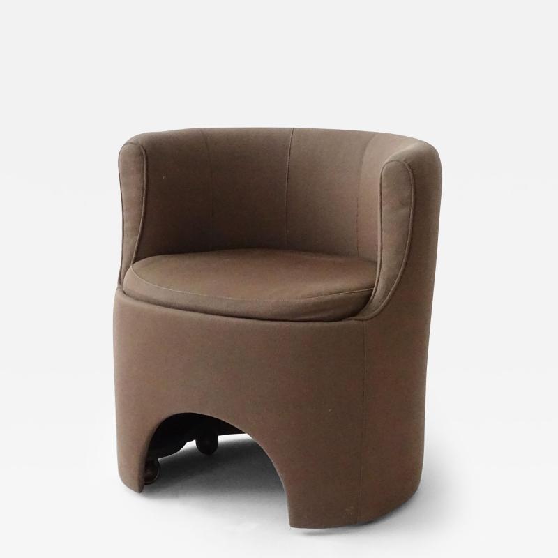 Luigi Caccia Dominioni Luigi Caccia Dominioni for Azucena P22 Studio Chocolate Swivel chair