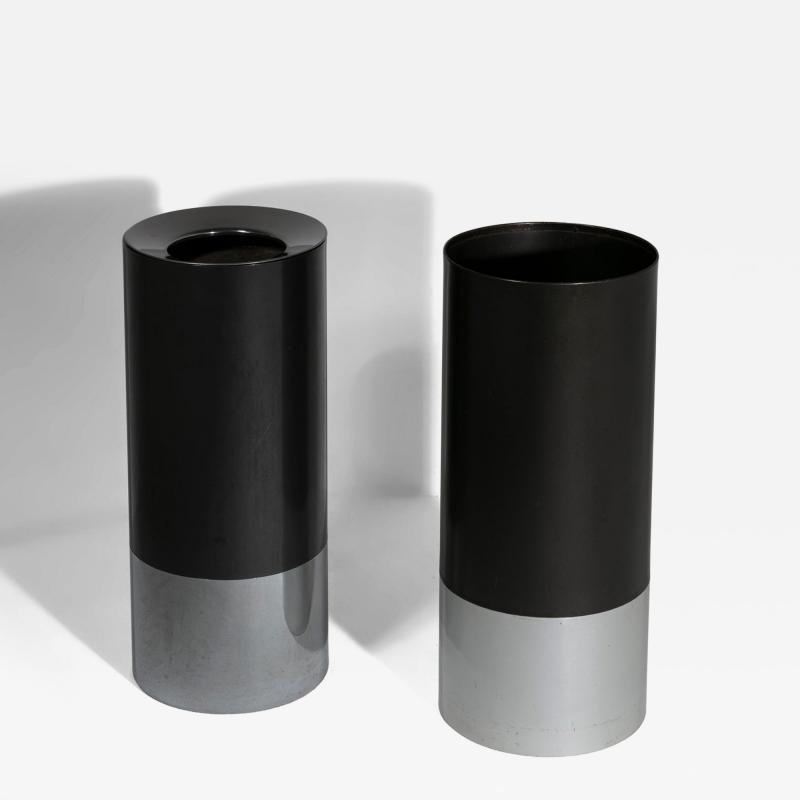 Luigi Caccia Dominioni Pair of Cartuccia Umbrella Stands by Caccia Dominioni for Azucena