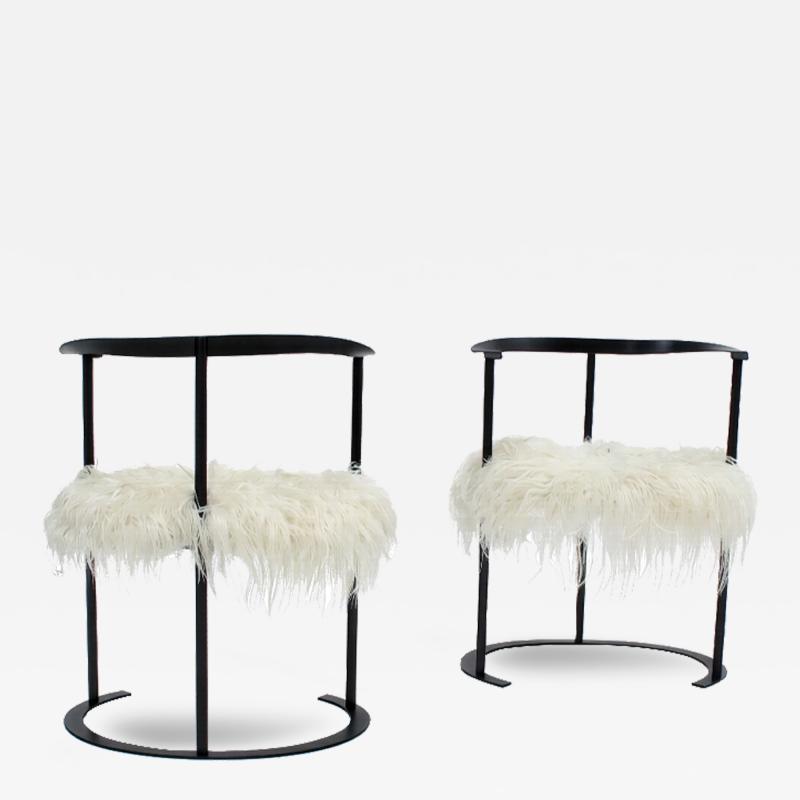 Luigi Caccia Dominioni Pair of P4 Catilina Chairs by Luigi Caccia Dominioni for Azucena Milano