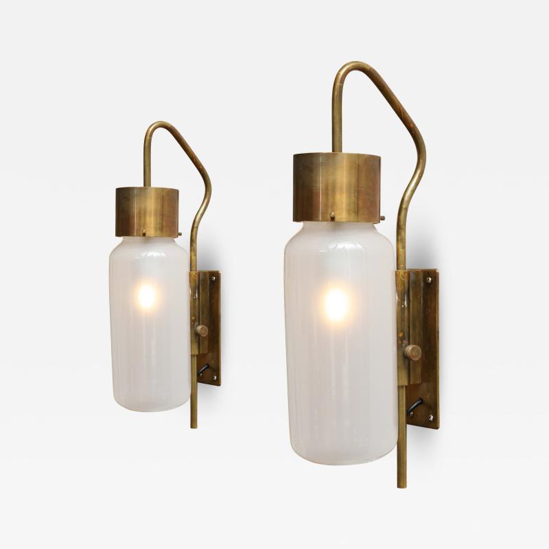 Luigi Caccia Dominioni Pair of Wall Lights Model LP 10 by Luigi Caccia Dominioni
