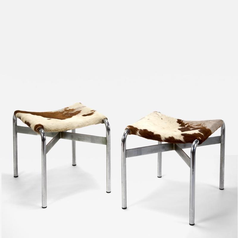 Luigi e Gino Figini e Pollini Pair of Stools