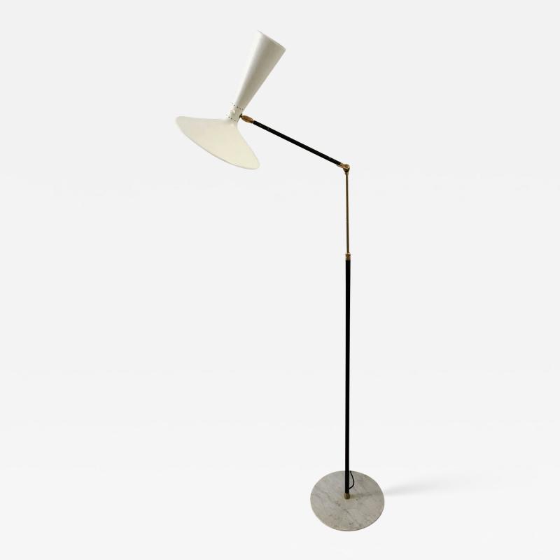 Lumen Milano Italian Double Light Reading Floor Lamp