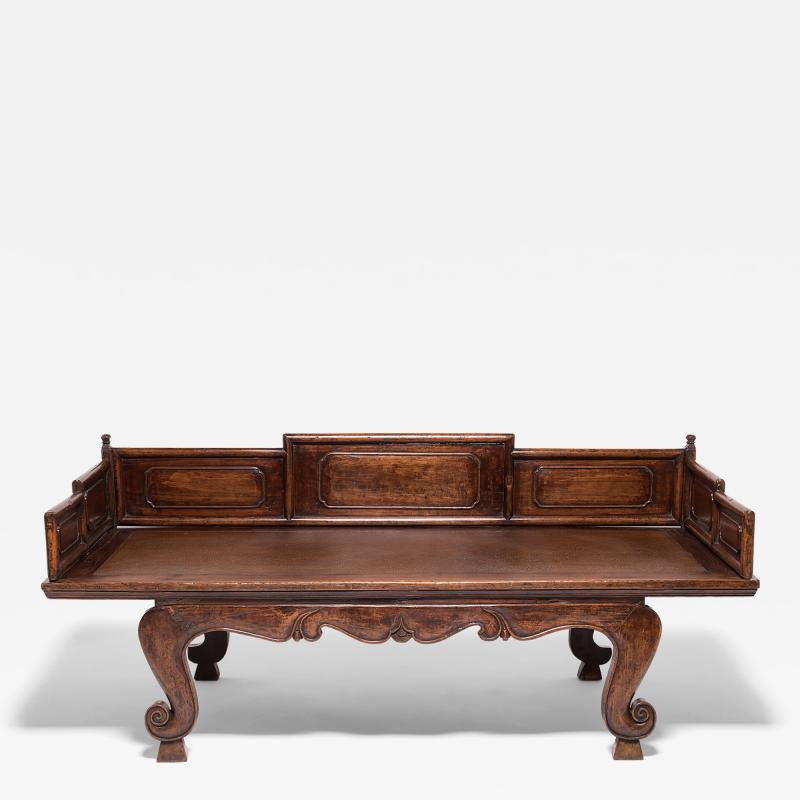 Luohan Bed with Stepped Railing
