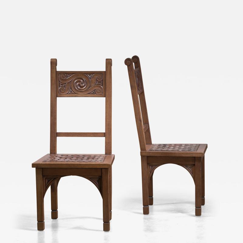 M Jacques Philippe Pair of Jacques Philippe dining chairs