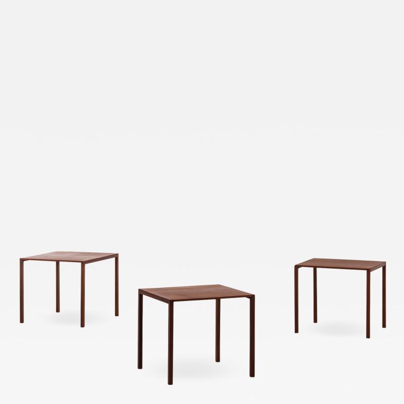 M Ryder Eskild Pontoppidan Nesting Tables Produced by Cabinetmaker Ludvig Pontoppidan