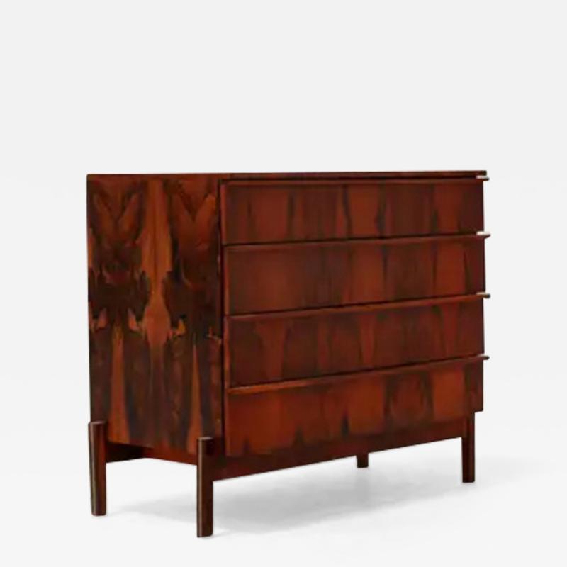 M veis Cimo Mid century Modern Chest of Drawers in Hardwood by Cimo Brazil