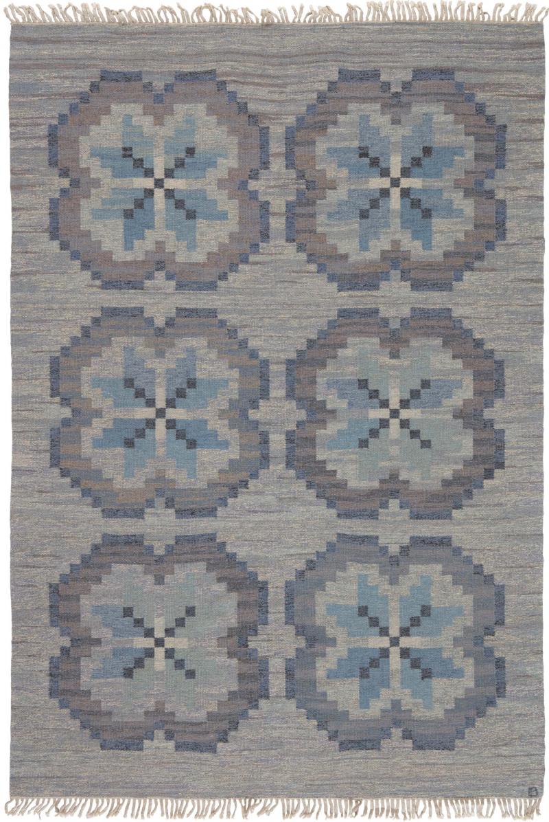 MID CENTURY SWEDISH RoLAKAN RUG BY INGEGERD SILOW