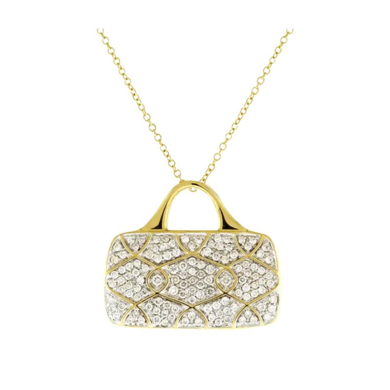 MIRABELLE DIAMOND PURSE PENDANT