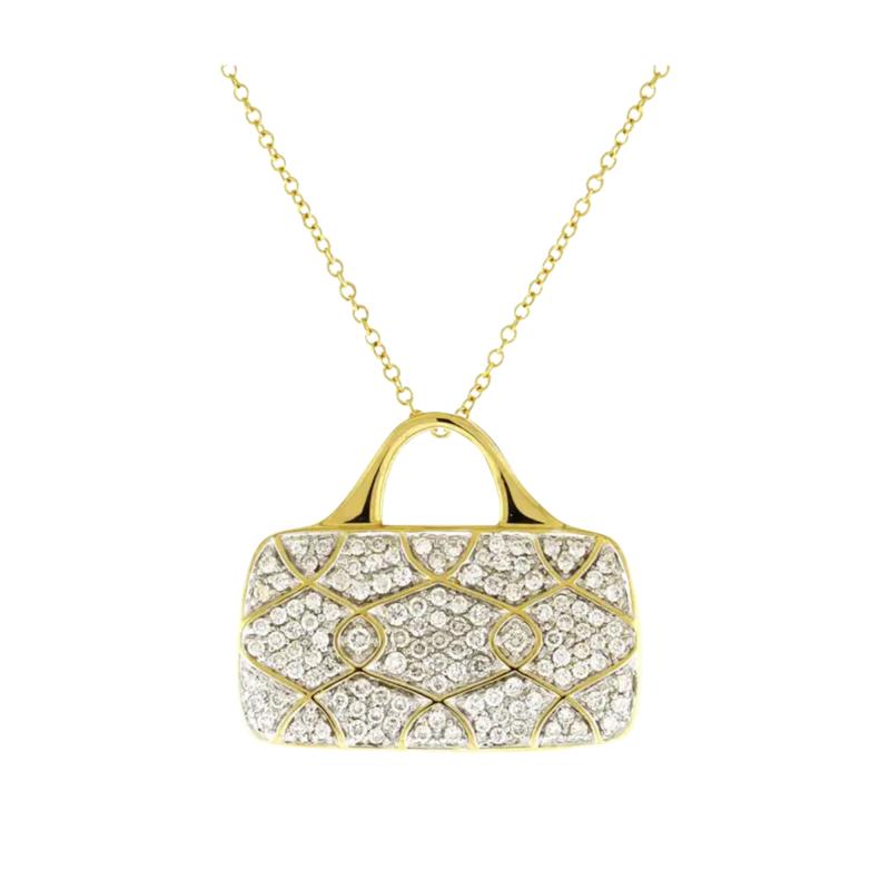 MIRABELLE DIAMOND PURSE PENDANT