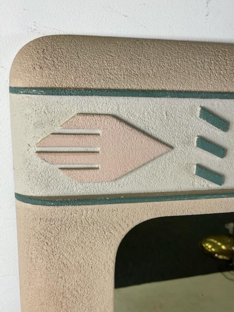 MODERN PAIR OF SOUTH WESTERN NATIVE DESIGN MIRRORS