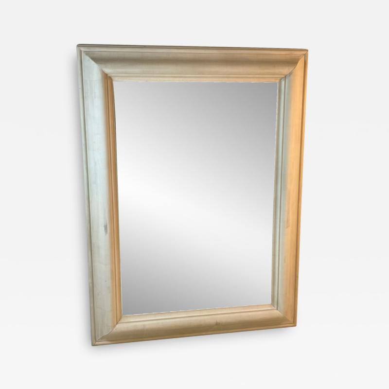 MODERN OFF WHITE GRASSCLOTH MIRROR