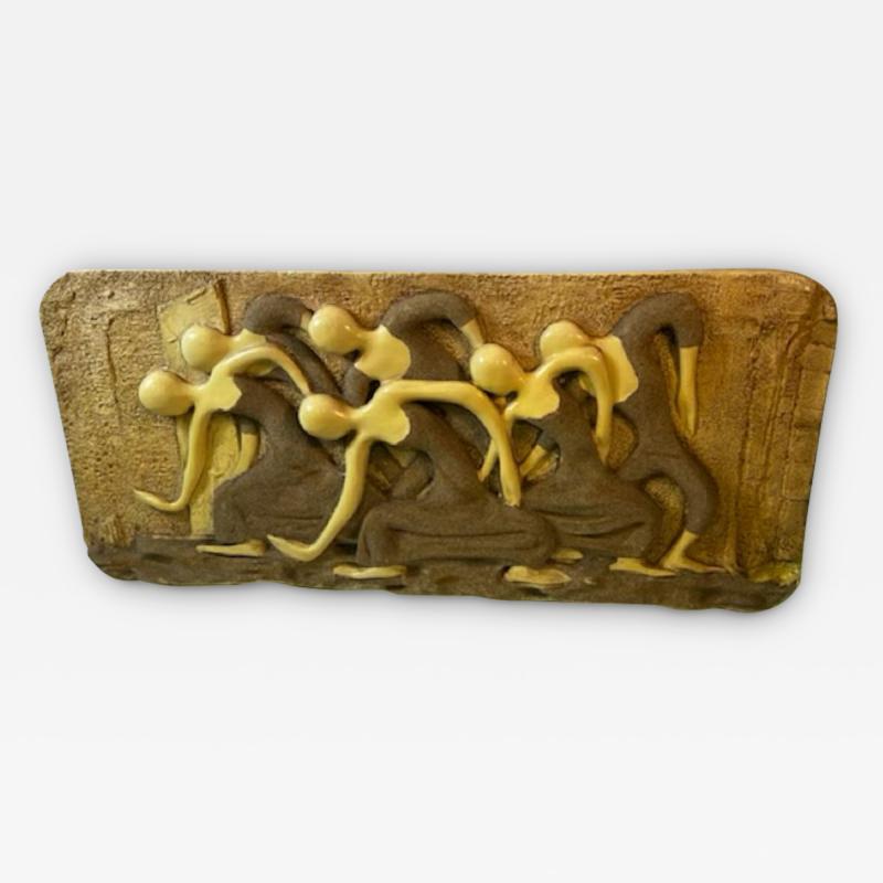 MODERNIST DANCERS WALL SCULPTURE