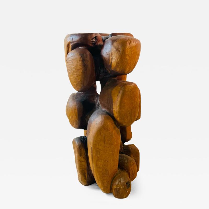 MODERNIST ORGANIC WOOD SCULPTURE