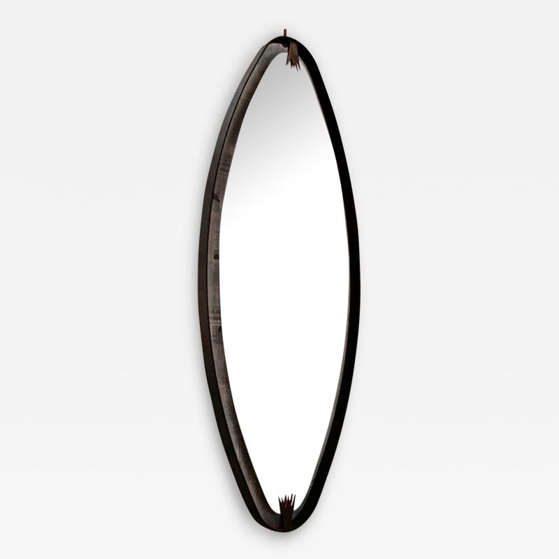 Ma 39s Oversized Iron Brass Oval Mirror