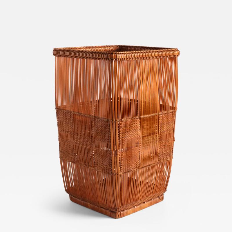 Maeda Chikubosai I Square Flower Basket 1970s