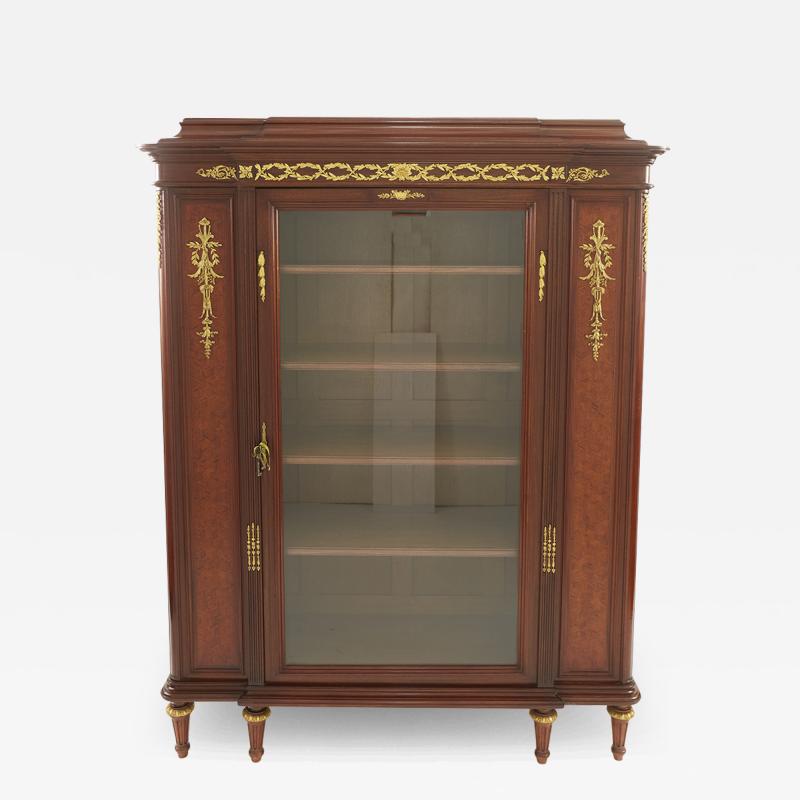 Mahogany Bronze Mounted Parquetry Cabinet