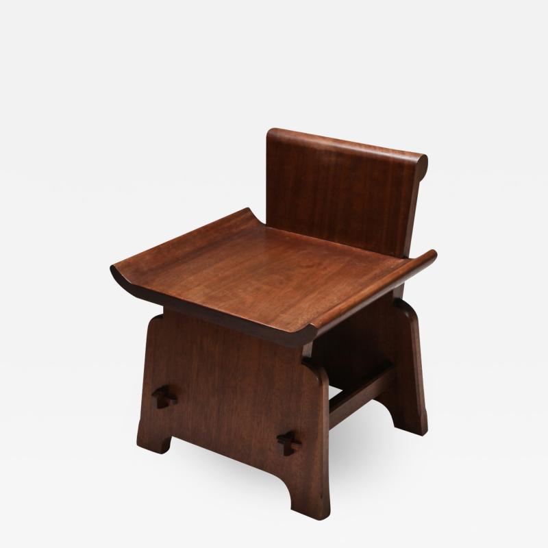 Mahogany Chair Atelier Fran ais 1950s