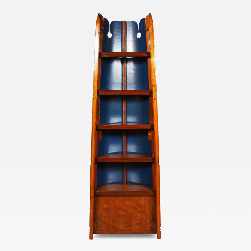 Mahogany Crew Shell Bookshelf