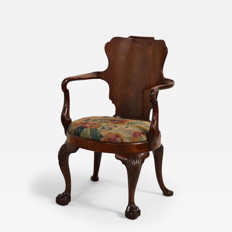 Mahogany Open Armchair circa 1745