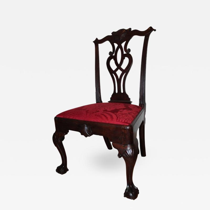 Mahogany Philadelphia Chippendale Side Chair