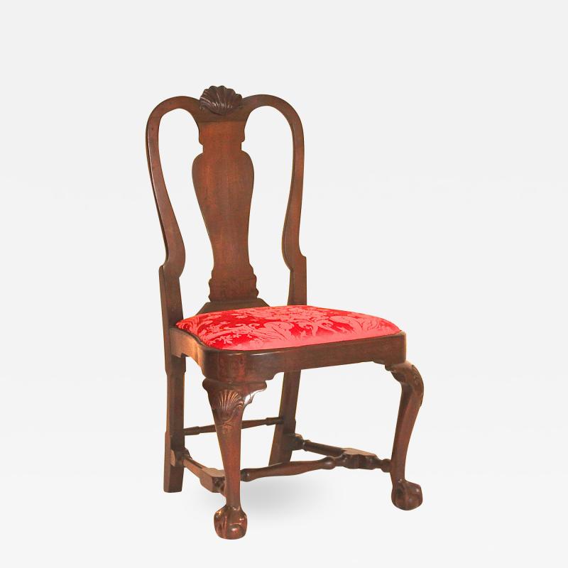 Mahogany Queen Anne Balloon Seat Side Chair