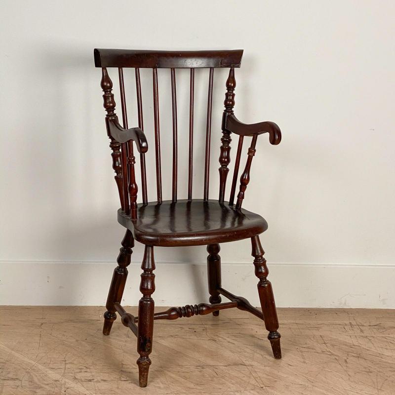 Mahogany Windsor Armchair, Jamaica Circa 19th Century