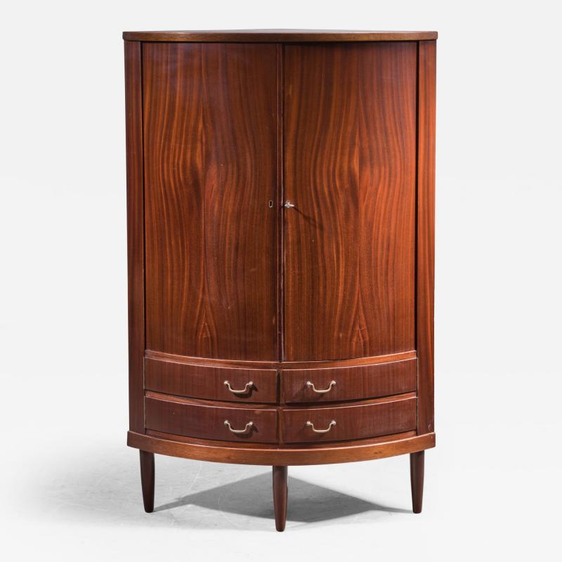 Mahogany corner cabinet Denmark