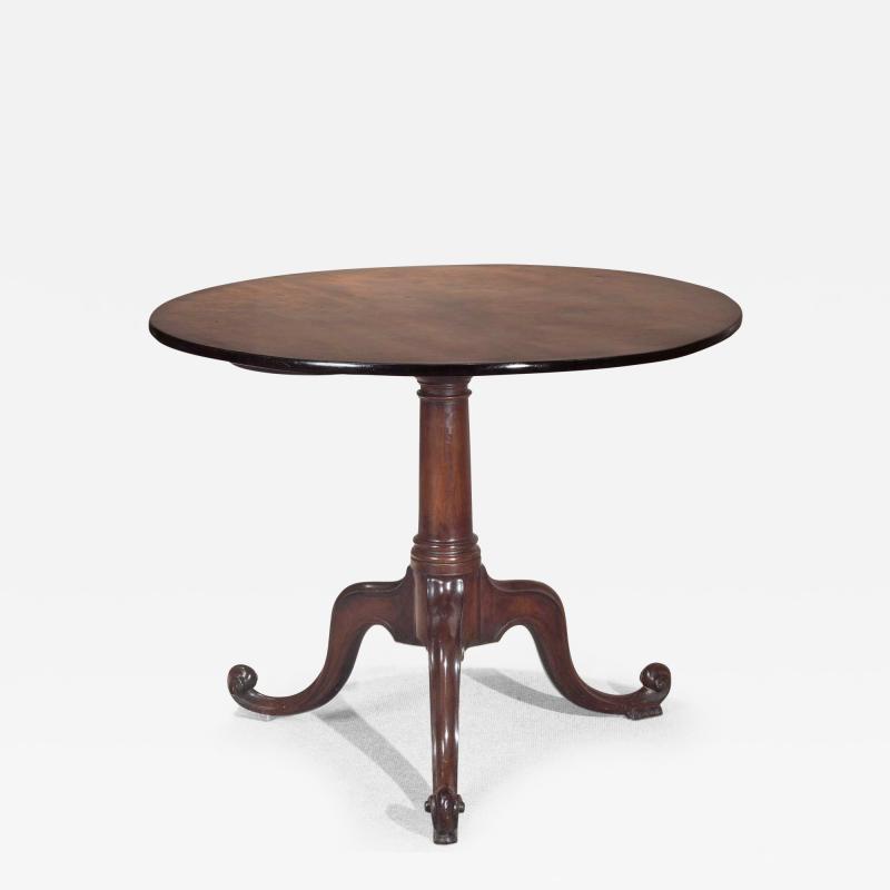 Mahogany tea table in manner of Thomas Chippendale