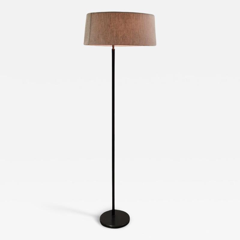 Maija Heikinheimo Maija Heikinheimo Floor Lamp MH801 in Linen Leather Valaistusty Artek 1950s