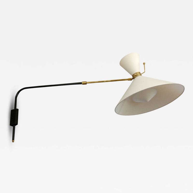 Maison Arlus Foldable and adjustable wall light by Maison Arlus Paris France circa 1950