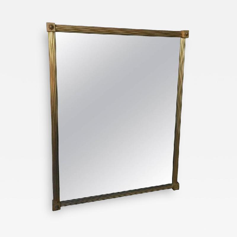 Maison Bagu s Exceptional Maison Bagu s Solid Bronze Wall Mirror