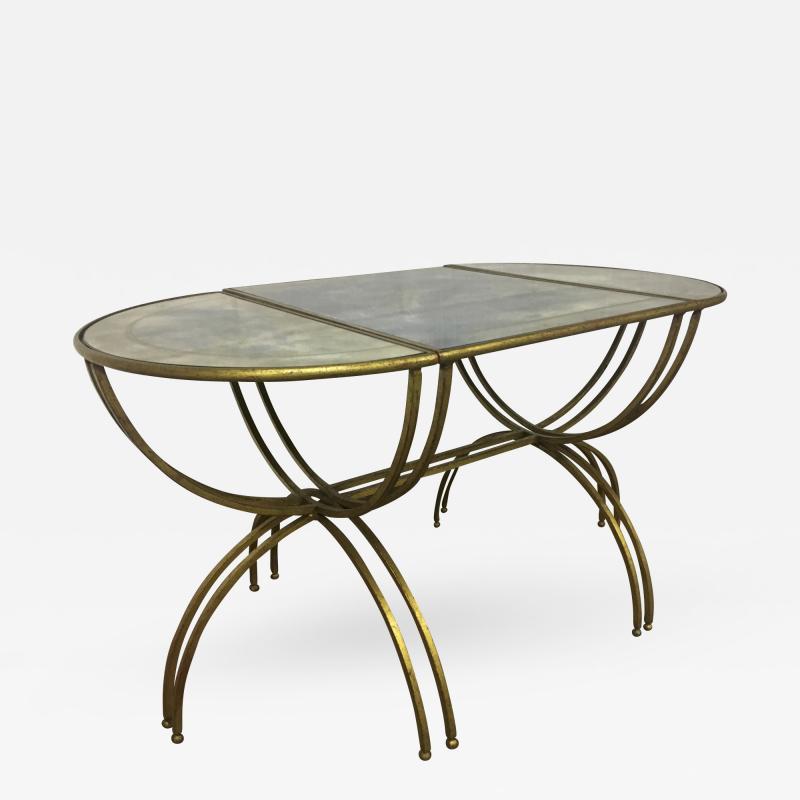 Maison Bagu s Maison Bagues Tri Part Semi Globe Coffee Table