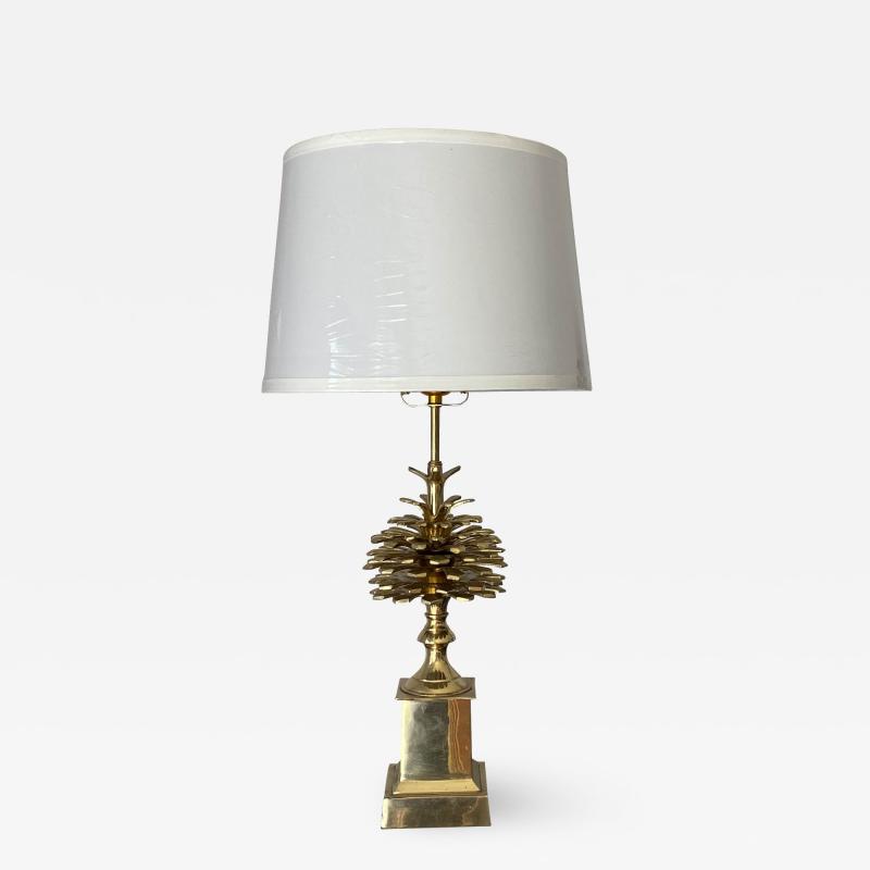 Maison Charles Brass Pomme de Pin Pinecone Lamp