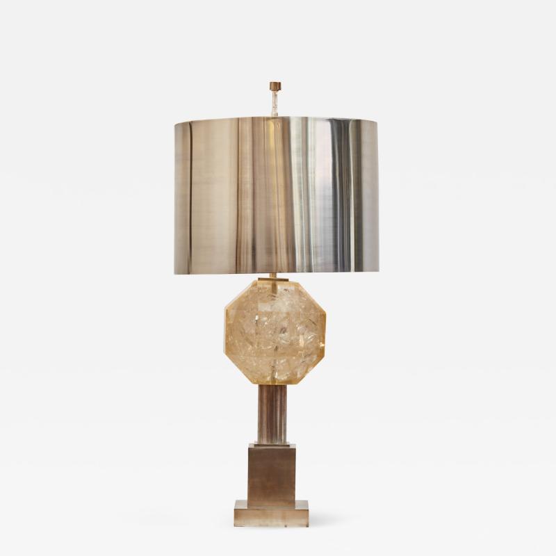 Maison Charles Bronze and Fractal Resin Maison Charles Table Lamp