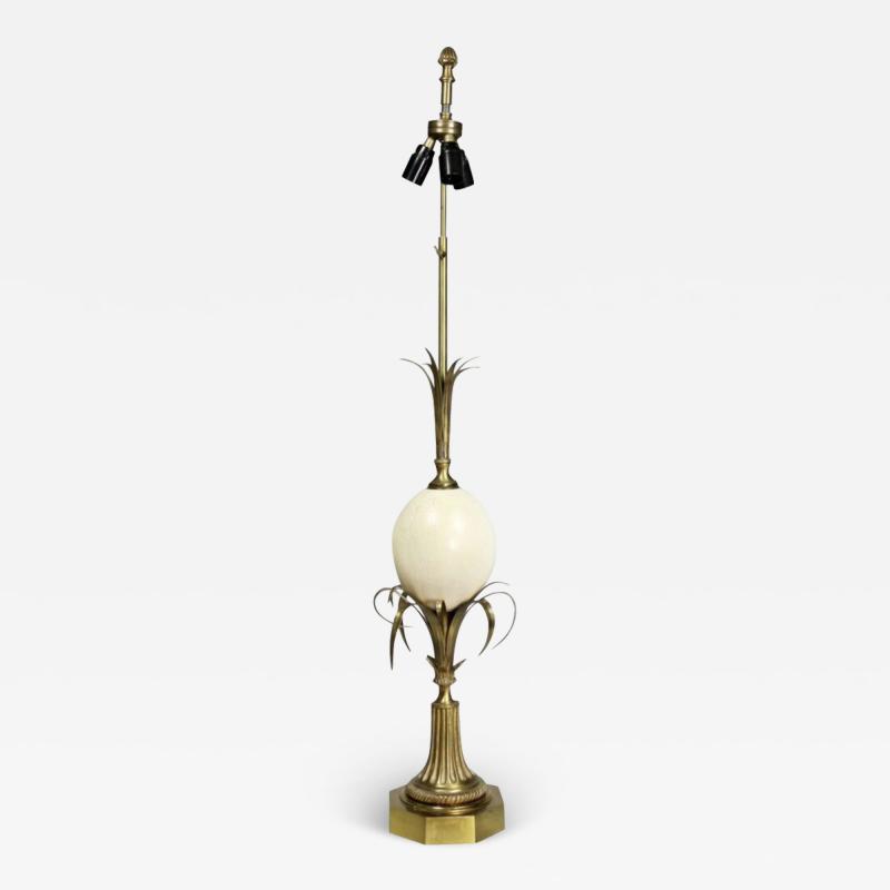 Maison Charles Fils Ostrich Egg Table Lamp