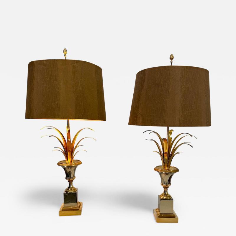 Maison Charles Pair of table lamps by Maison Charles pi de bl 