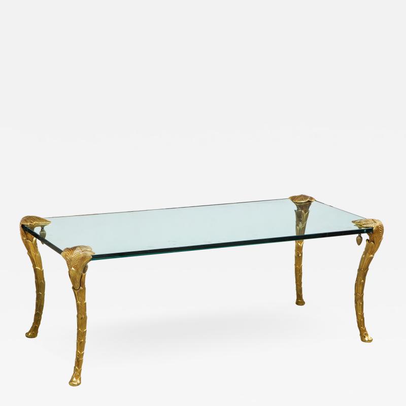 Maison Charles Palm Dore Bronze Low Table by Maison Charles