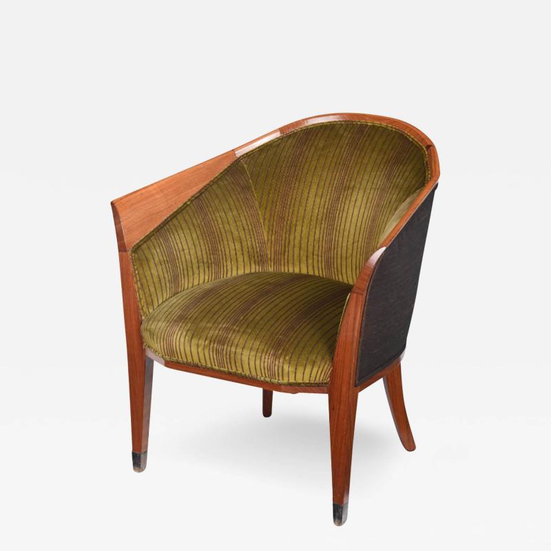 Maison Dominique ART DECO PERIOD ROSEWOOD ARMCHAIR BY MAISON DOMINIQUE